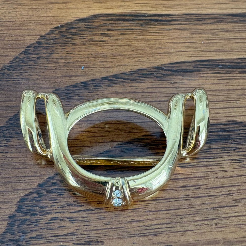 Premiere Design Vintage Scarf Ring with Rhinestone Accent